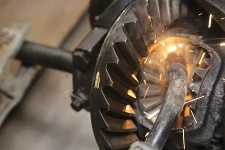 welded limited slip differential